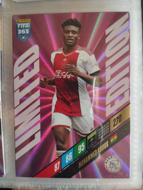 Mohammed Kudus (Ajax) FIFA 365 2024 Limited edition focis krtya