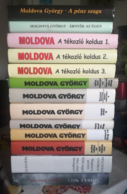 Moldova Gyrgy knyv gyjtemny csomag elad egyben. 