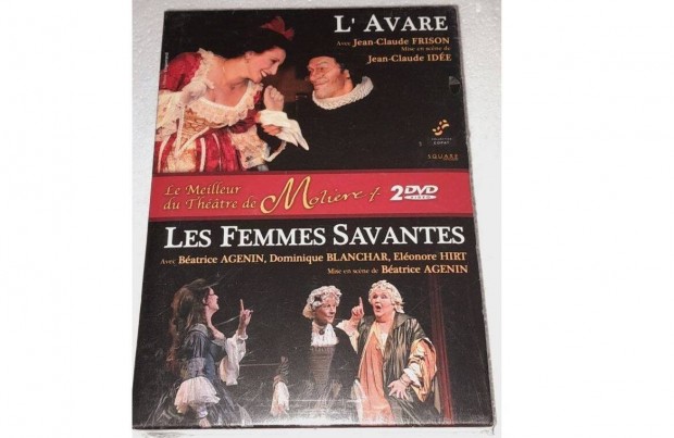 Molire 2 DVD A fsvny + A Tuds nk ( L'avare , Les Femmes Savantes