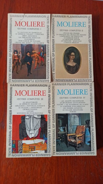 Moliere oeuvres completes I-IV / Molire letmvek I-IV