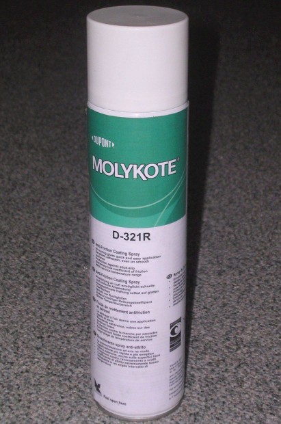 Molykote D-321R. Speciális, súrlódáscsökkentő spray. 400ml