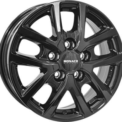 Monaco Wheels CL2T Fényes fekete 6,5X16 5X160 ET60 CB65,1 | alufelni |