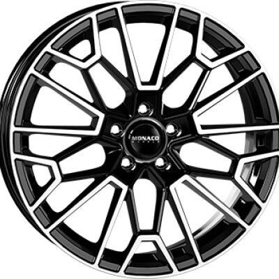 Monaco Wheels GP13 Fekete Polír 8X19 5X112 ET30 CB66,6 | alufelni |
