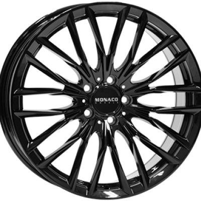 Monaco Wheels GP2 Fnyes fekete 8X18 5X120 ET35 CB72,6 | alufelni |