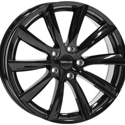 Monaco Wheels GP6 Fényes fekete 8X18 5X114,3 ET45 CB67,1 | alufelni |