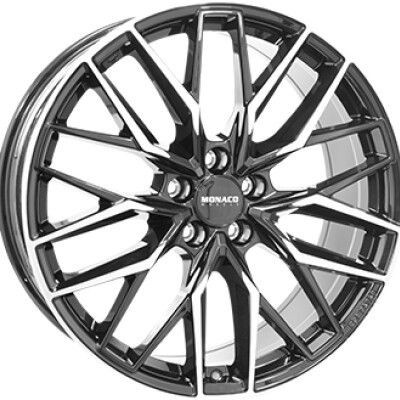 Monaco Wheels GPX Fnyes fekete Polrozott 8X18 5X114,3 ET40 CB70,1 |