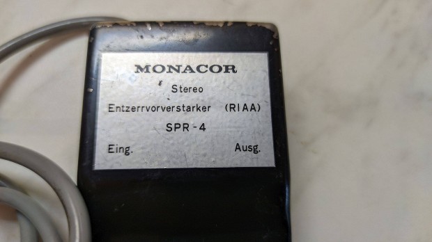 Monacor SPR-4 DIN phono(lemezjtsz) elerst elad