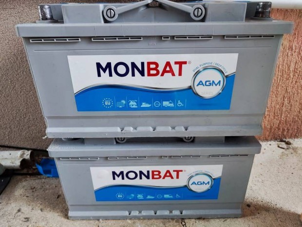 Monbat AGM Deep Cycle 95Ah munka akkumul�tor lakoauto lakokocsi