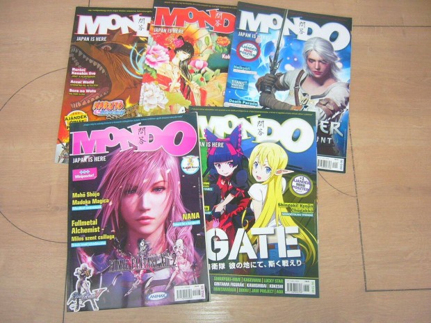 Mondo Manga / Anime magazin 5 db