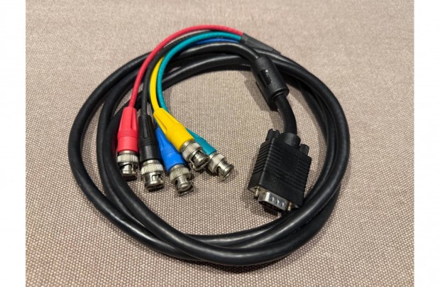 Monitor kbel, VGA (15 pin) 5 x Coax