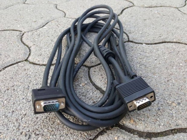 Monitor kábel led lcd tv hez használható 5 méter, laptop notebook pc