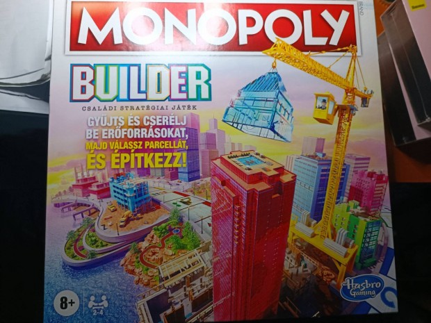 Monopoly Builder - HU version Új! Ingyen Box-ba