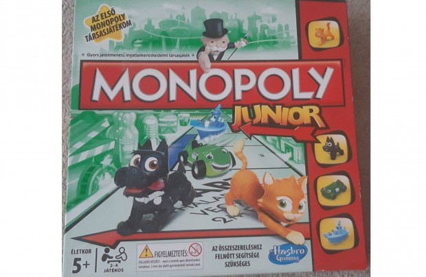 Monopoly Junior hinytalan s hibtlan