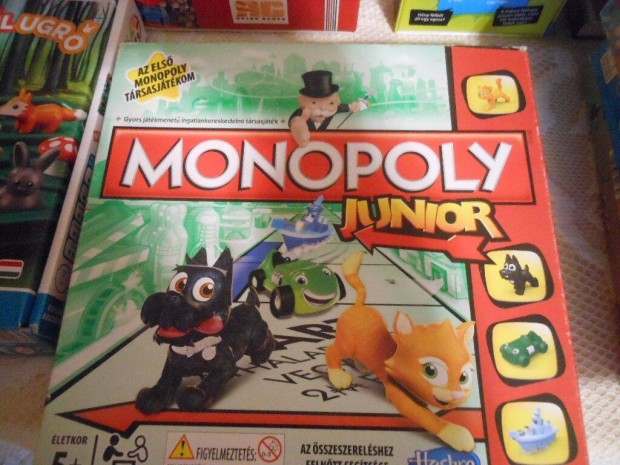 Monopoly Junior trsasjtk gyerkck rmre hasznlt