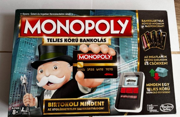 Monopoly - Teljes kr bankols (2 bankkrtyval)