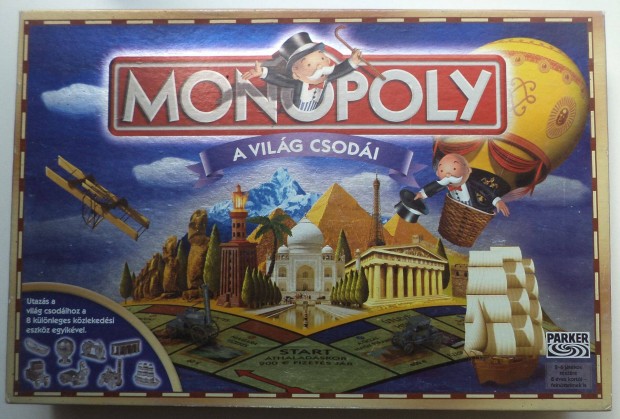 Monopoly,a vilg csodi /trsasjtk,hinytalan/