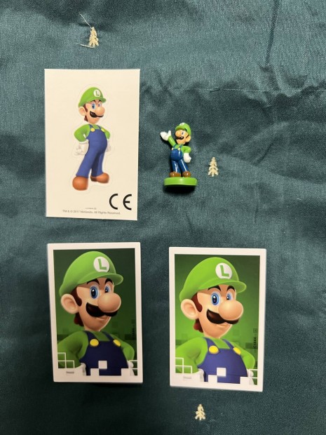 Monopoly gamer super Mario karakter kiegszt figura Luigi