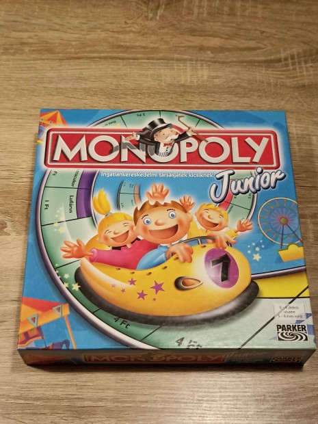 Monopoly junior trsasjtk 5-8 ves korig - nagyon j llapotban