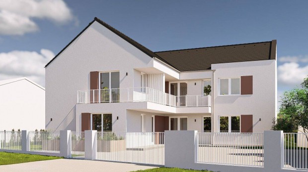 Monorierd�n 6 lak�sos t�rsash�zi lak�s �p�l, saj�t telekkel