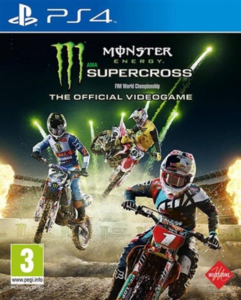 Monster Energy Supercross eredeti Playstation 4 jtk