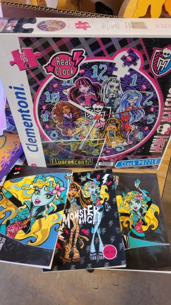 Monster High Clock Puzzle (j, bontatlan csomagolsban)