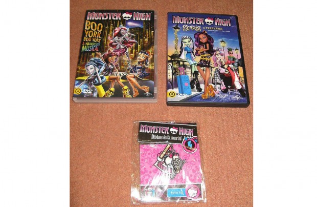 Monster High DVD csomag kulcstartval