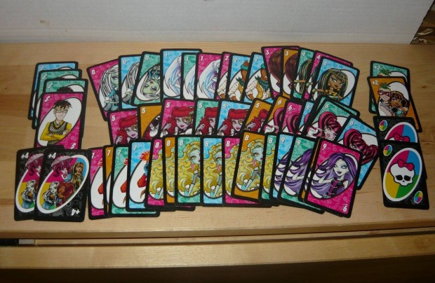 Monster High Uno krtya - hinyos