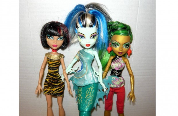 Monster High baba, babk - Cleo, Frankie