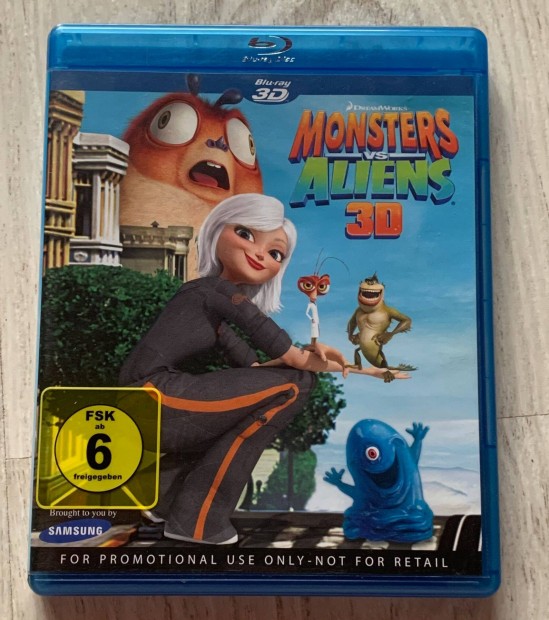 Monsters Vs Aliens 3D Blu-Ray