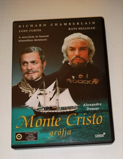 Monte Cristo grfja dvd Tony Curtis 