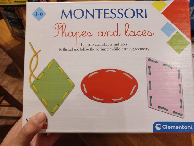 Montessori shapes and laces