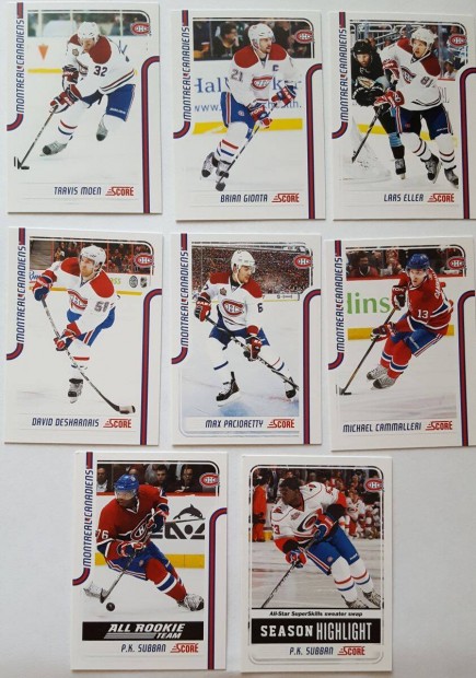 Montreal Canadiens NHL kártya Roy Thibault Tanguay Eller