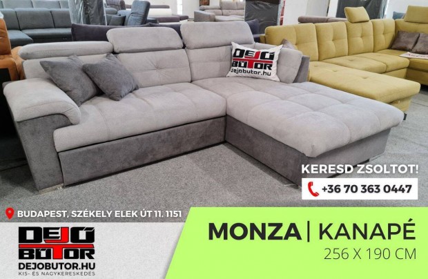 Monza sarok kanap rugs lgarnitra btor 256x190 cm gyazhat