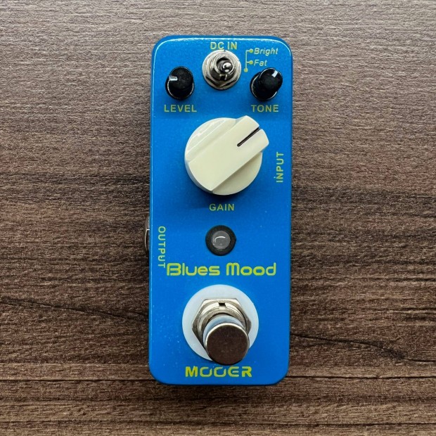 Mooer Blues Mood pedál, gitáreffekt
