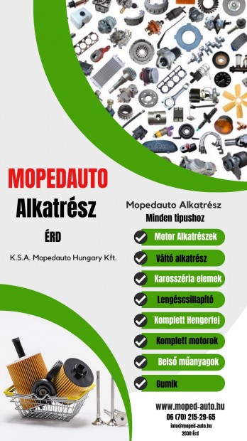 Mopedauto Alkatrsz