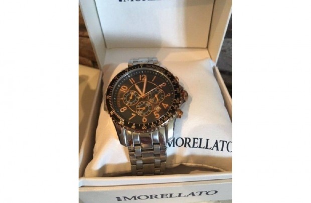Morellato Thunder MEN'S Watch ezst szn karra dobozzal