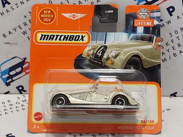 Morgan Plus Four - 66/100 - bliszteres -  Matchbox - 1:64