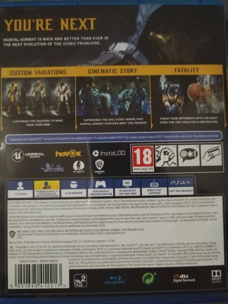 Mortal Kombat 11 ps4