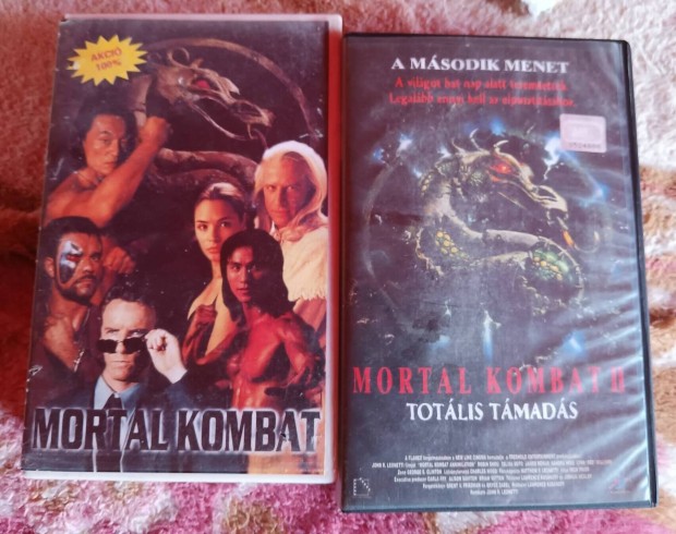 Mortal Kombat 1-2 VHS nagytokos