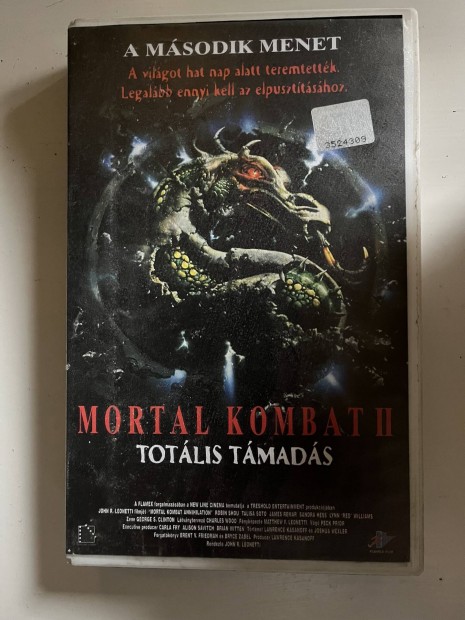 Mortal kombat 2 vhs