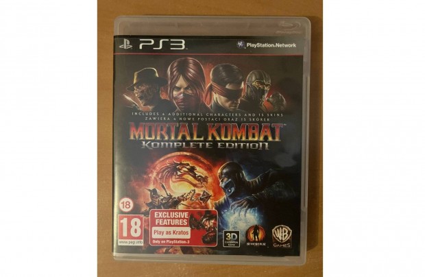 Mortal kombat komplete edition ps3-ra eladó!