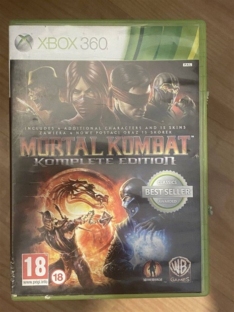 Mortal kombat komplete edition xbox 360 gyri jtk