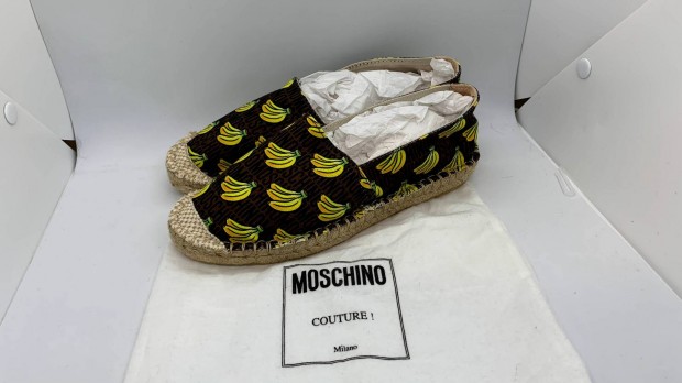 Moschino Banana Canvas Espadrilles 