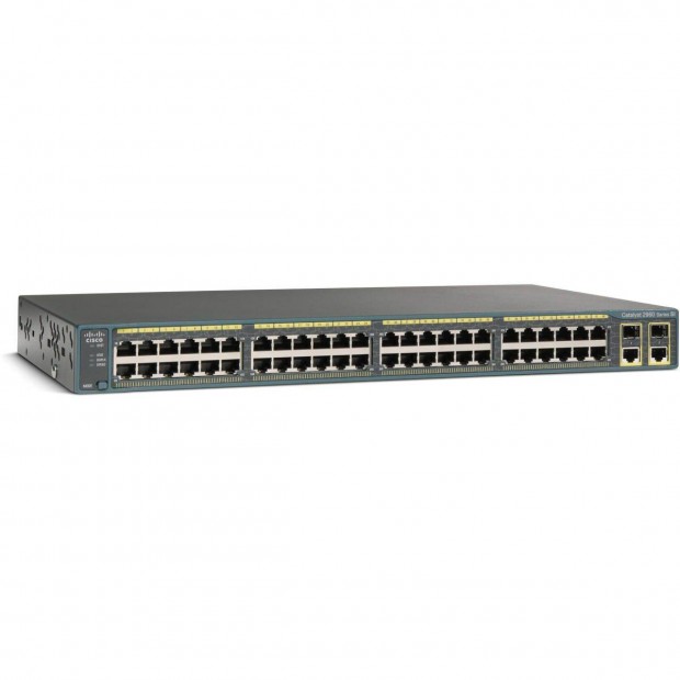 Most figyeljen! Cisco WS-C2960G-48TC-L 48 portos switch elad szmlva