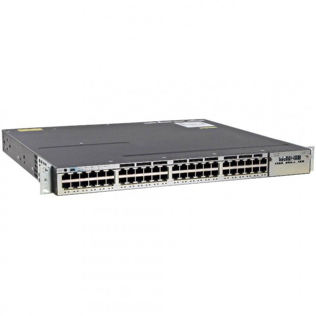 Most figyeljen! Gigabites Cisco C3750X-48T-S 48 portos switch szmlva