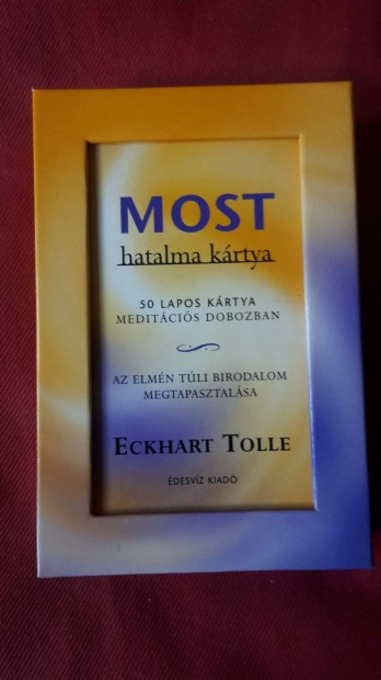 Most hatalma krtya elad (Eckhart Tolle)