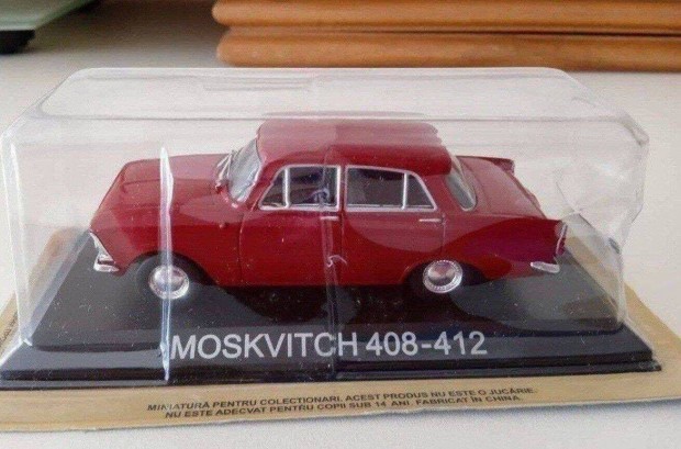 Moszkvics 408 kisauto modell 1/43 Elad