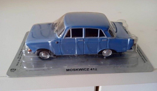 Moszkvics 412 kk kisauto modell 1/43 Elad