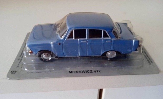 Moszkvics 412 kk kisauto modell 1/43 Elad