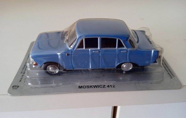 Moszkvics 412 kk kisauto modell 1/43 Elad